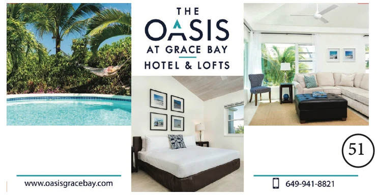 Oasis at Grace Bay advert on the 2026 Road Map
