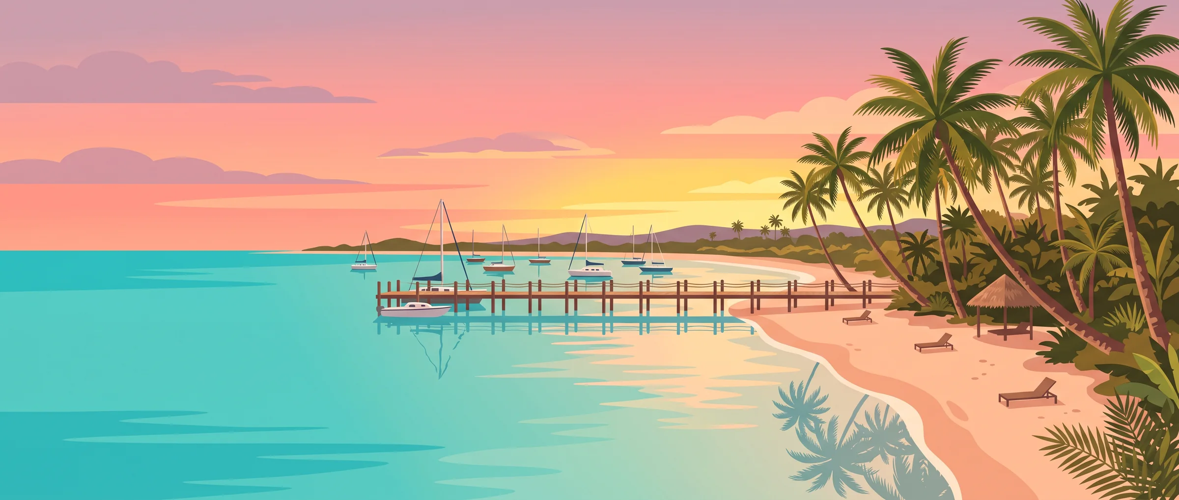 Illustrated banner of Leeward
